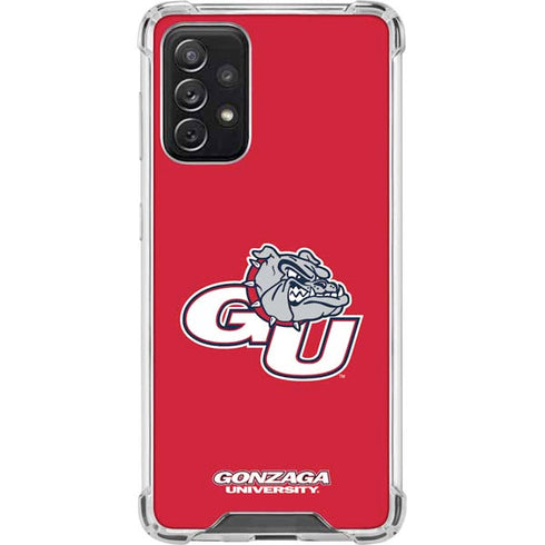 Gonzaga University GU Bulldogs Galaxy A72 5G Clear Case